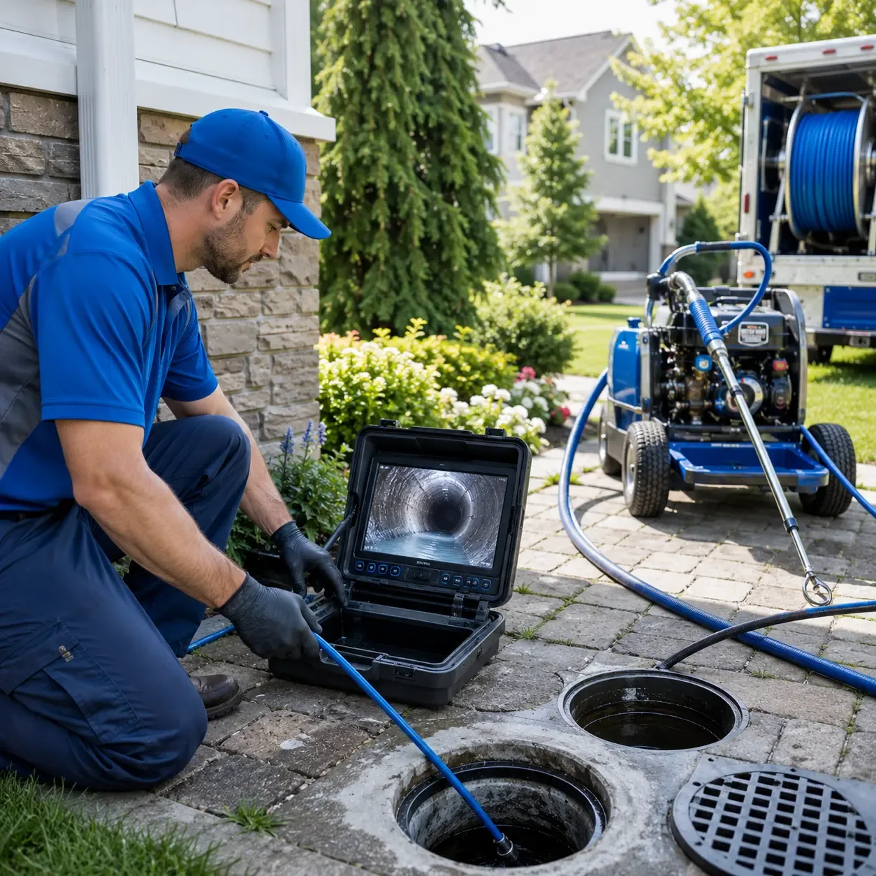 Outdoor drain cleaning professionals serving Nelson, NH
