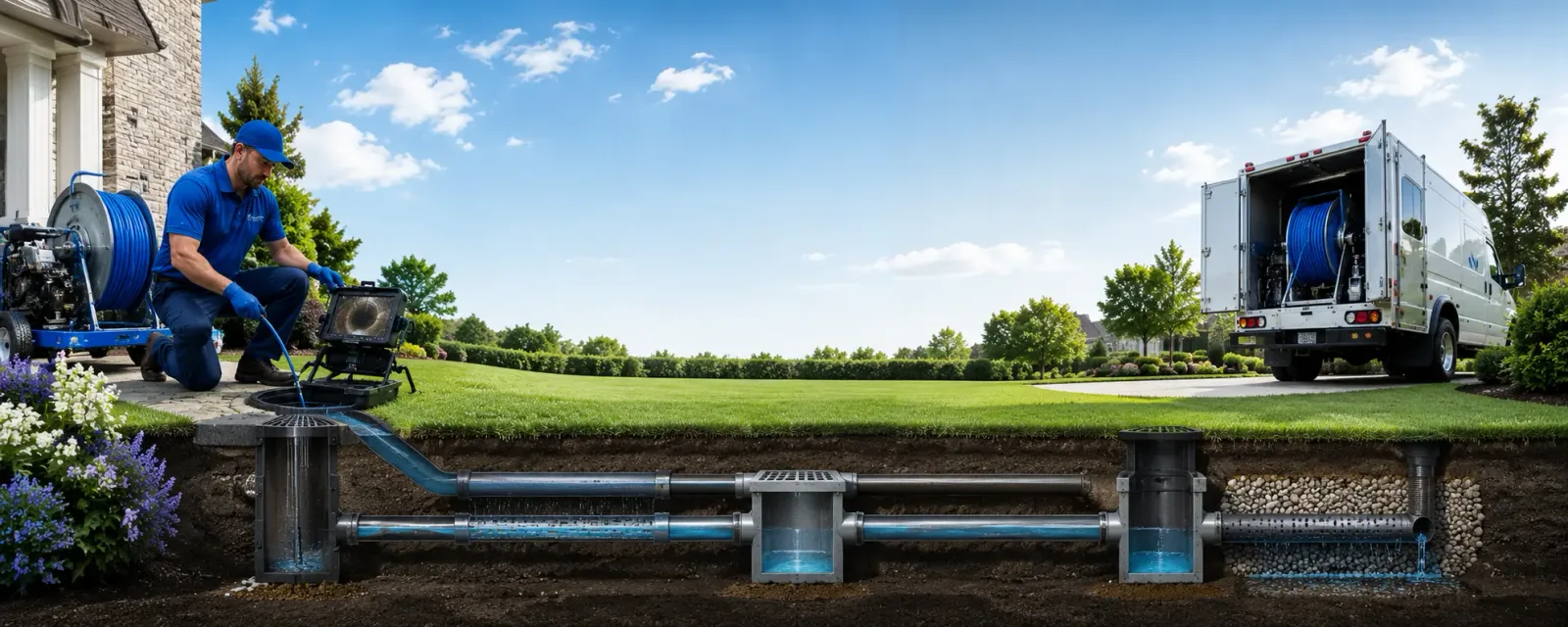 Outdoor drain cleaning information for Nelson, NH